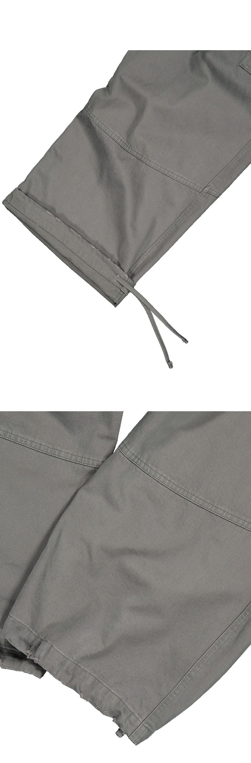 Mu.196 Classic Logo Mono Arc Cargo Pants Vintage Sand