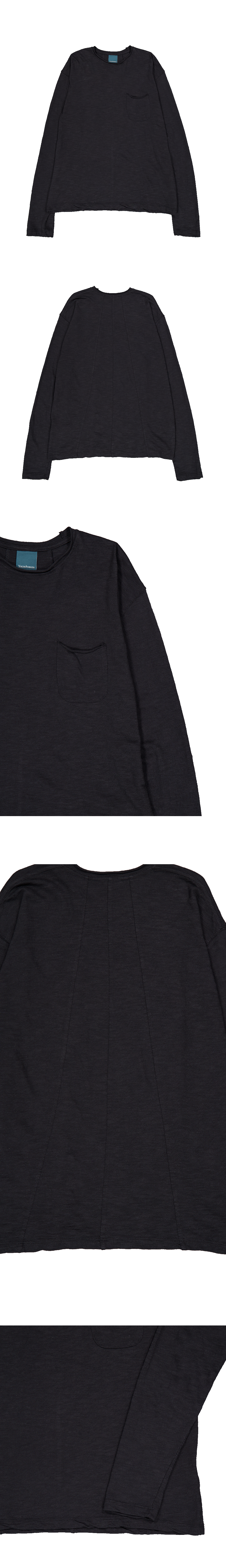 TRIPLE CUT LONG SLEEVE - INK BLACK