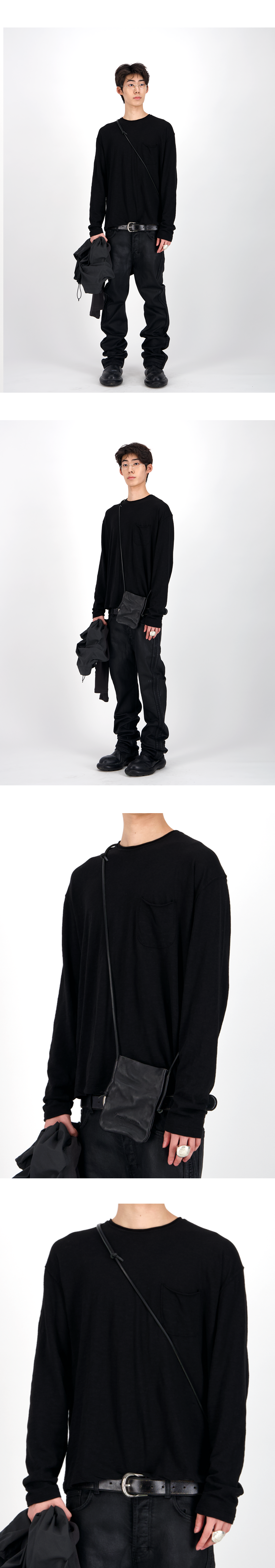 TRIPLE CUT LONG SLEEVE - INK BLACK