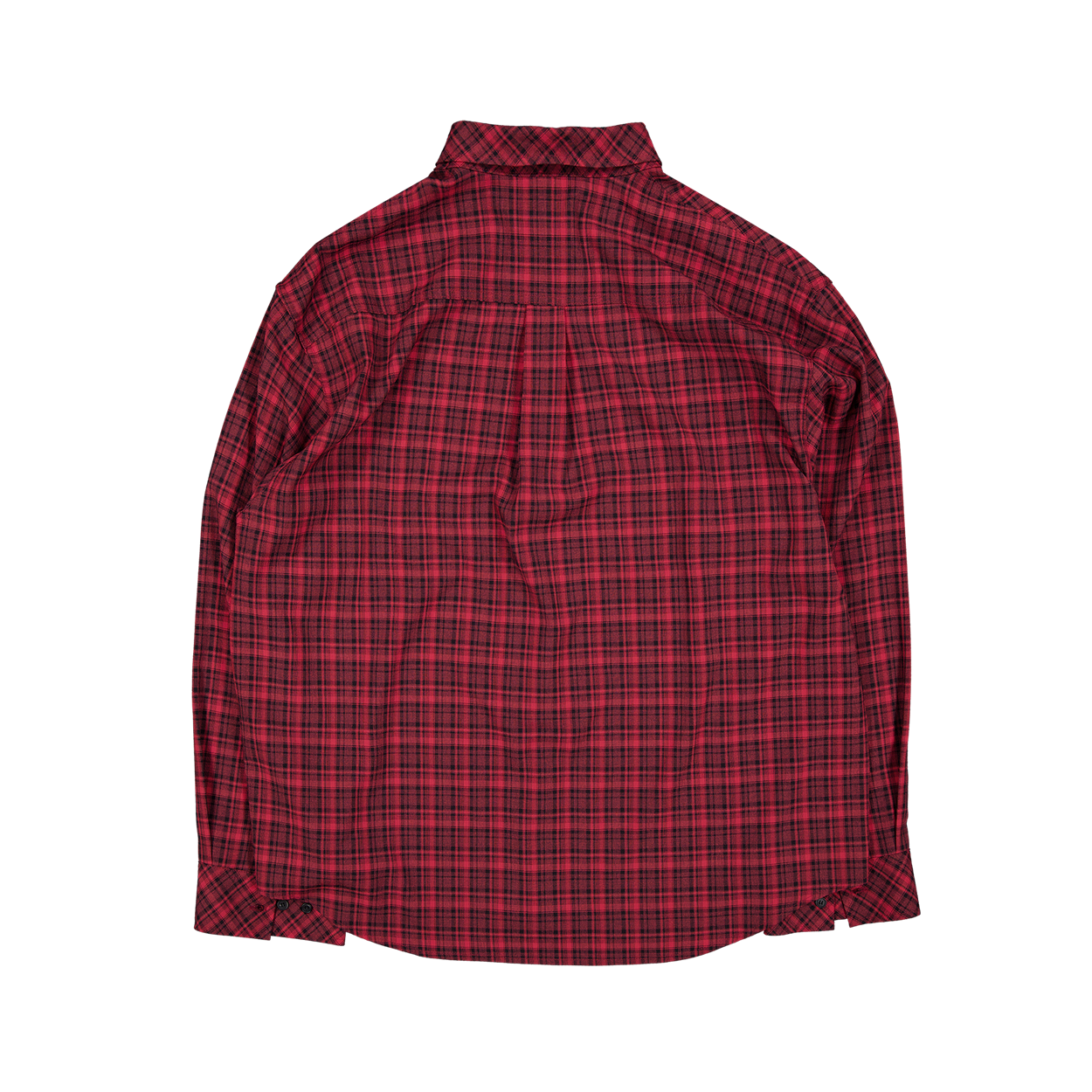 Mu.205 Classic Logo Brick Check Shirt Red