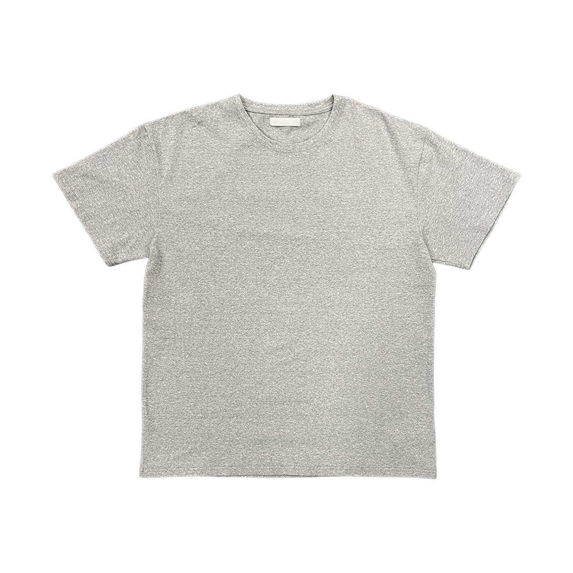 MU.80 Anti Fxxking Logo Play Muscle Fit Basic T-Shirts Melange Gray