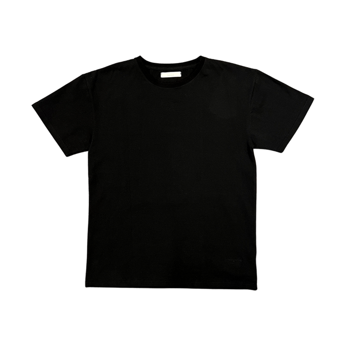 MU.80 Anti Fxxking Logo Play Muscle Fit Basic T-Shirts Black