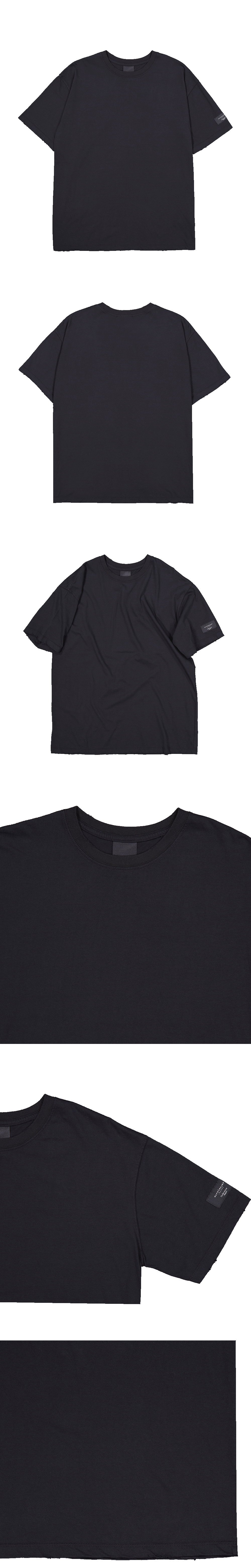 SUNKEN FIT T-SHIRTS - BLACK