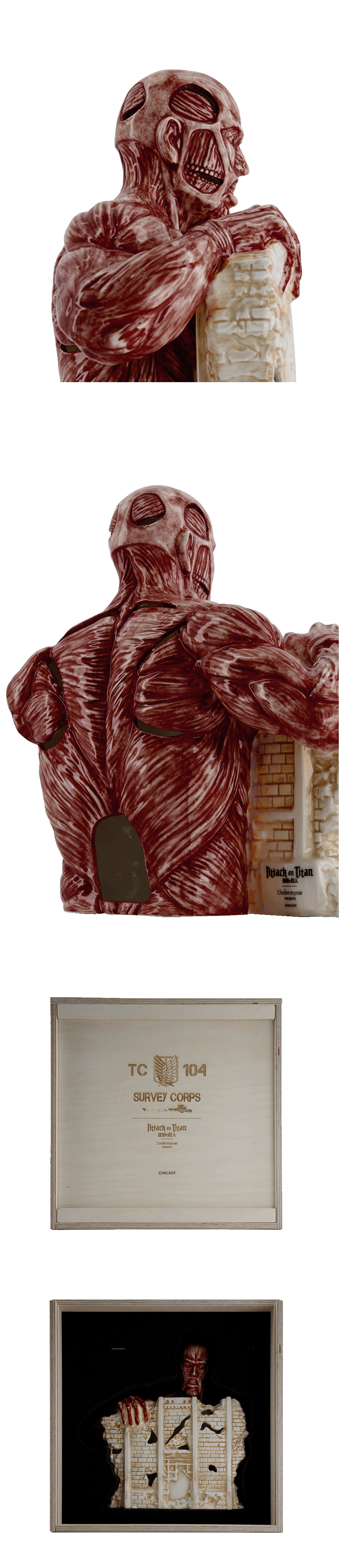 ATTACK ON TITAN COLOSSUS TITAN INCENSE CHAMBER