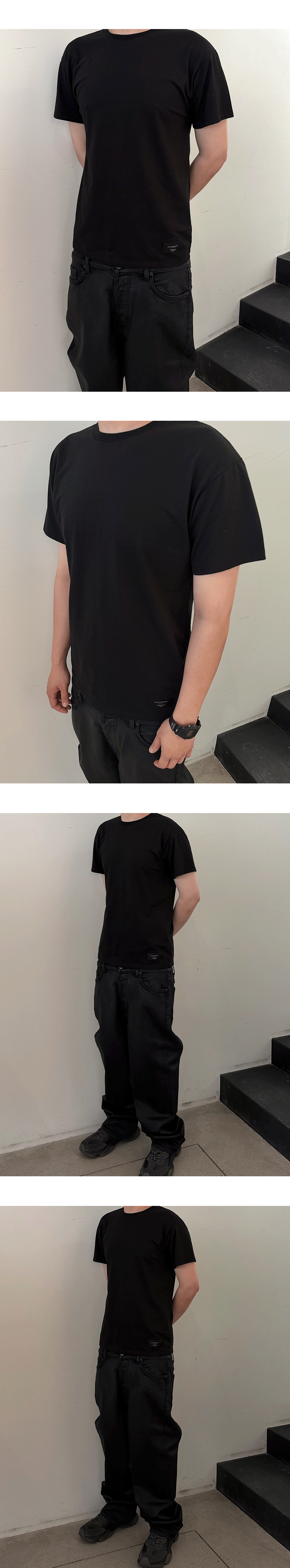 CORE FIT T-SHIRTS - BLACK
