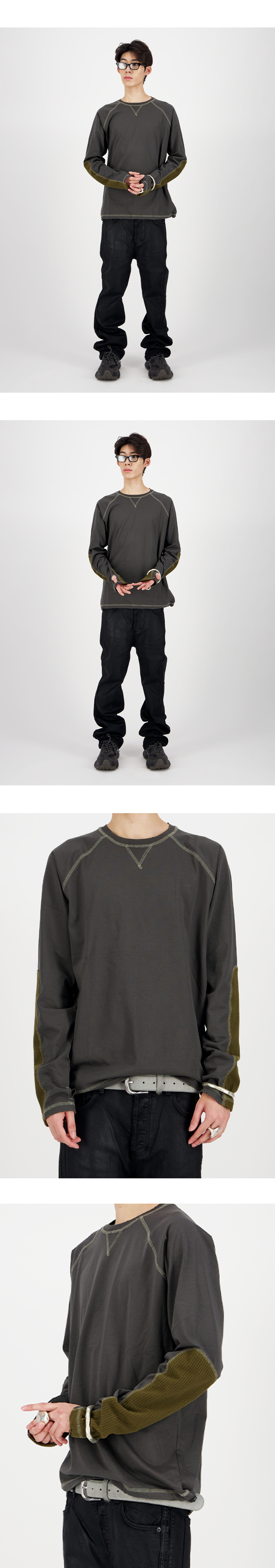 HERITAGE ELBOW LONG SLEEVE - DUSTY OLIVE