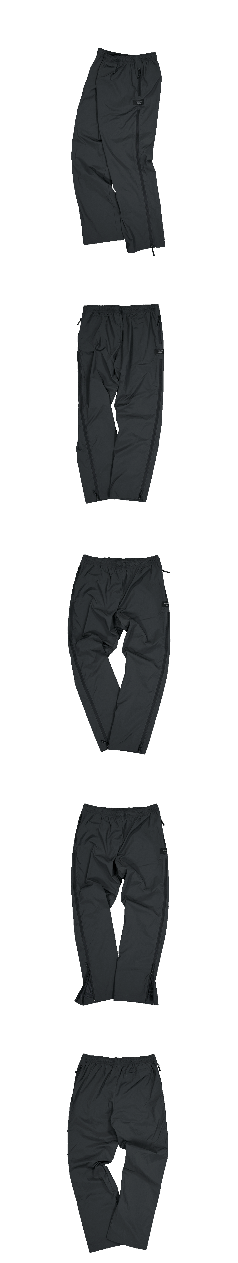 MUDLAND ZIP NYLON PANTS - DARK SHADOW
