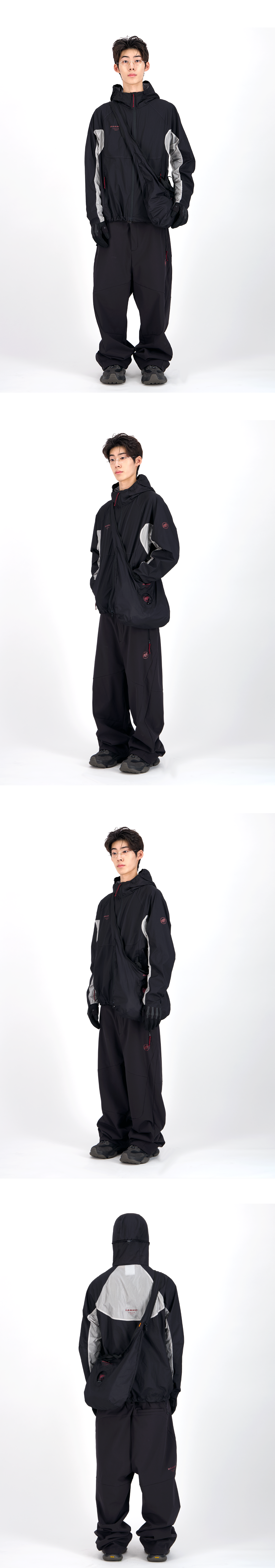 MAMMUT × UNDERMYCAR WINDSHELL JACKET - BLACK
