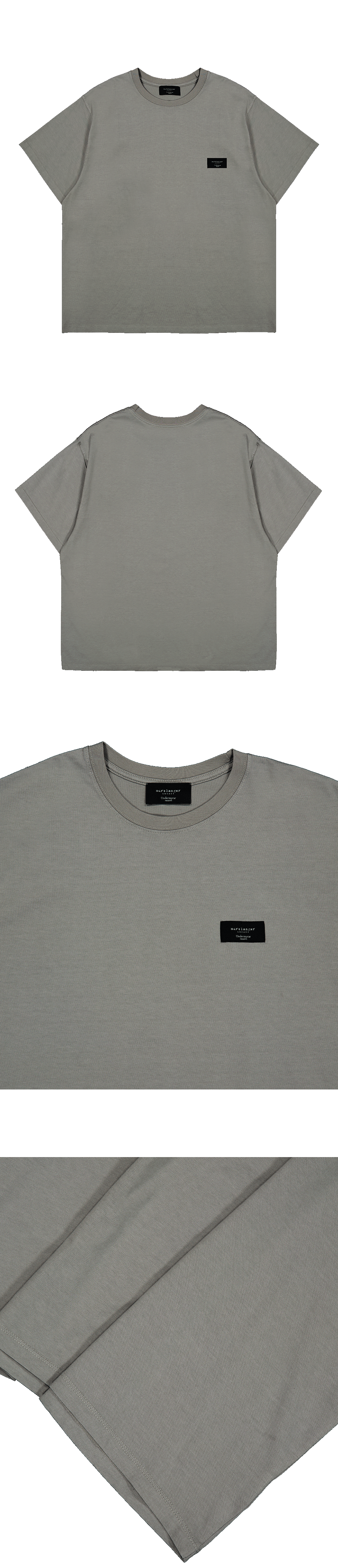 WIDE-FIT HALF T-SHIRTS - SAND