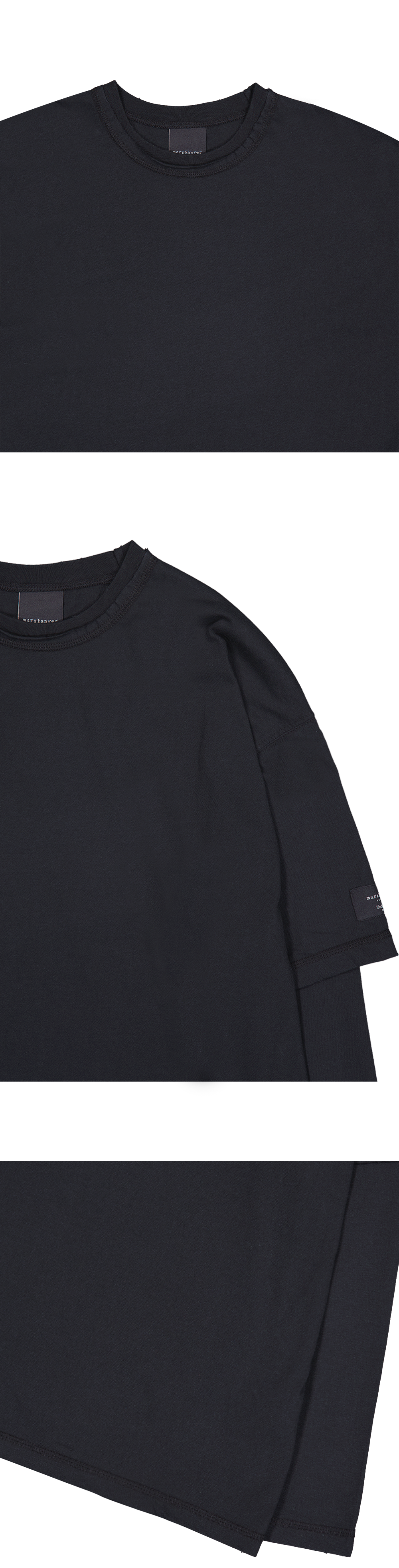 UNDERLAYER LONG SLEEVE T-SHIRTS - BLACK