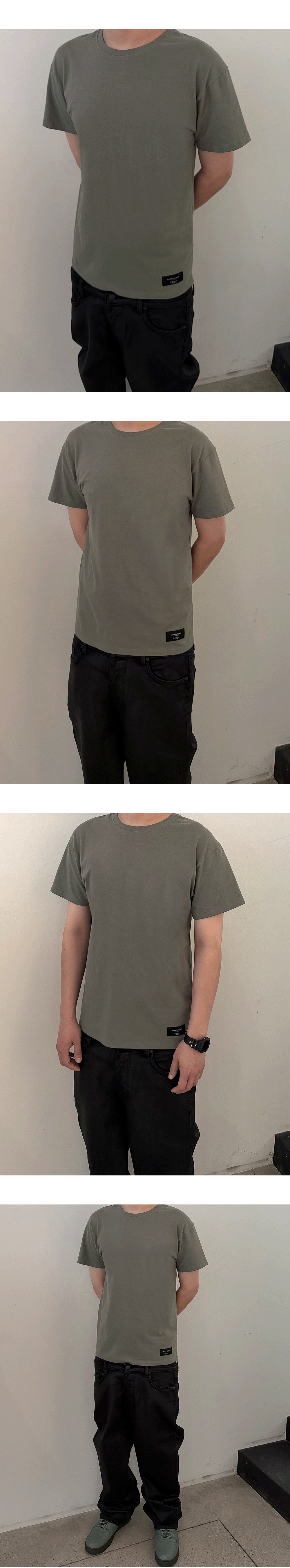 CORE FIT T-SHIRTS - KHAKI