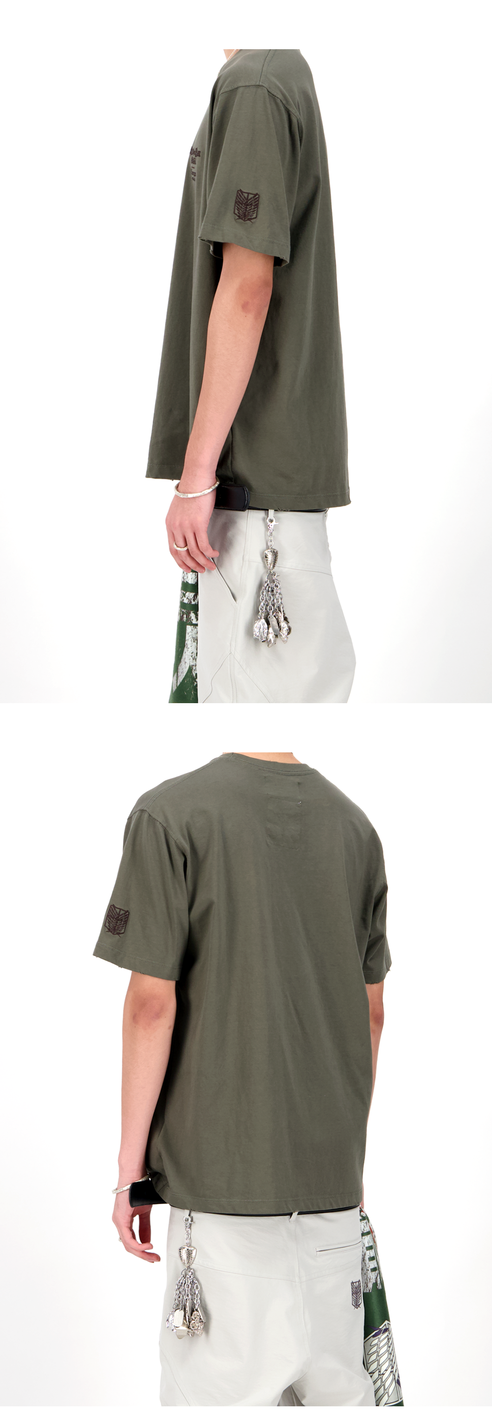 SURVEY CORPS VINTAGE WASHED T-SHIRTS - DUSTY TAN