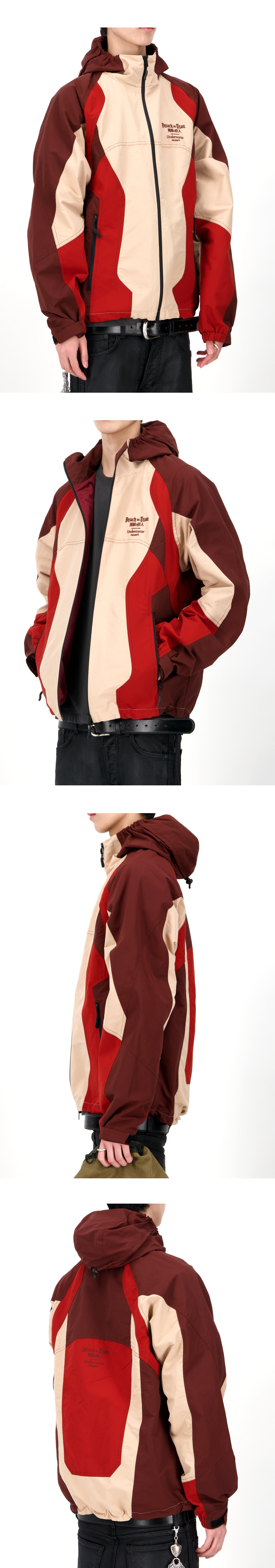 TITAN SILHOUETTE SHELL PARKA - STEAM RED