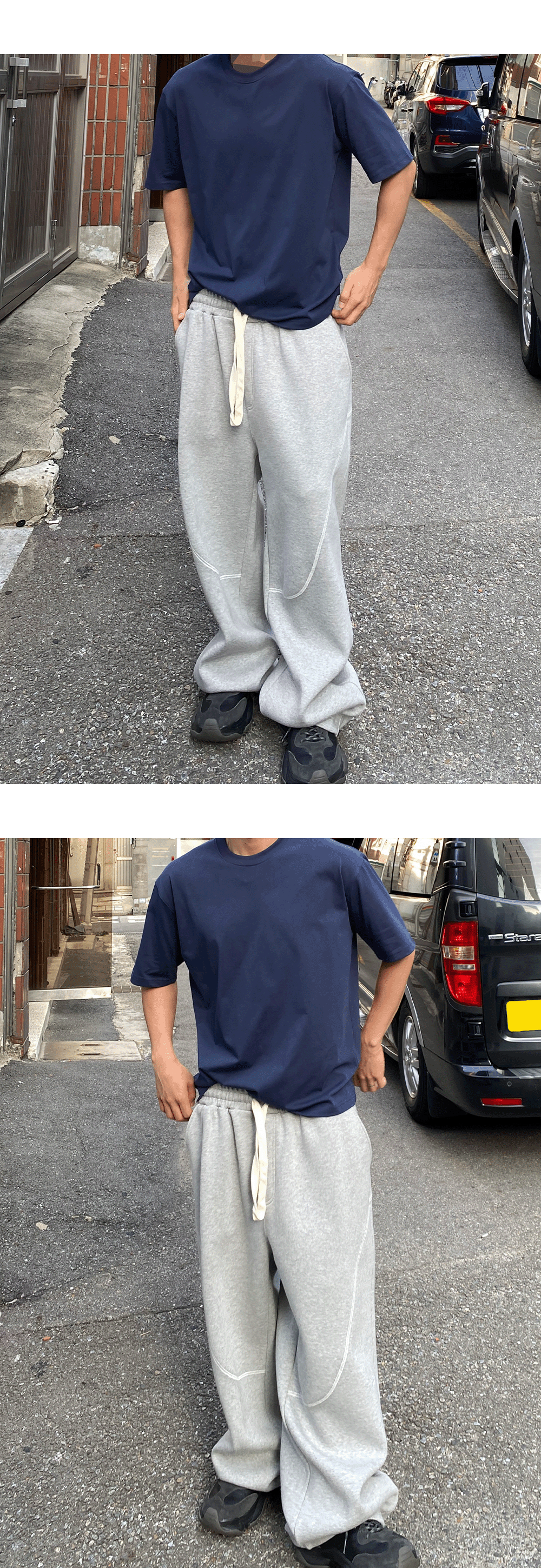 Mu.189 Classic Logo Comfort Fit T-Shirts Navy