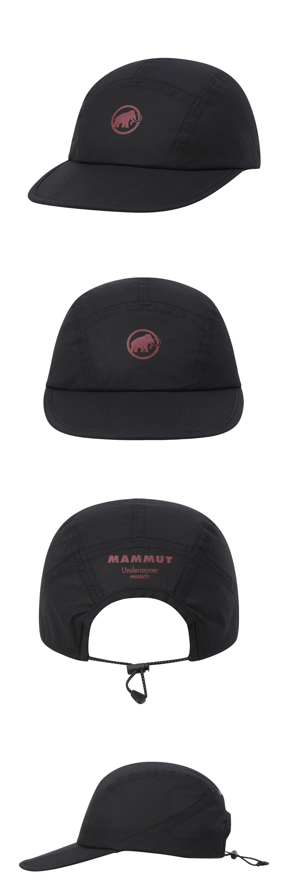 MAMMUT × UNDERMYCAR CAP - BLACK