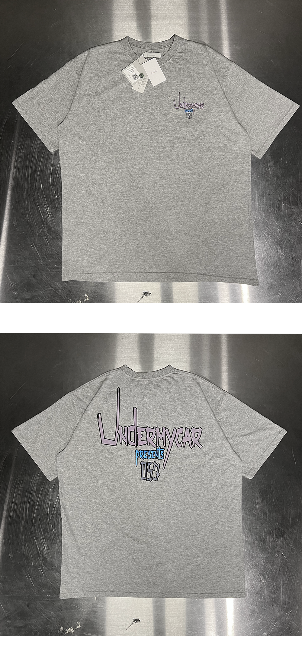 POC-053 POC Basic T-shirts Melange Gray / 053