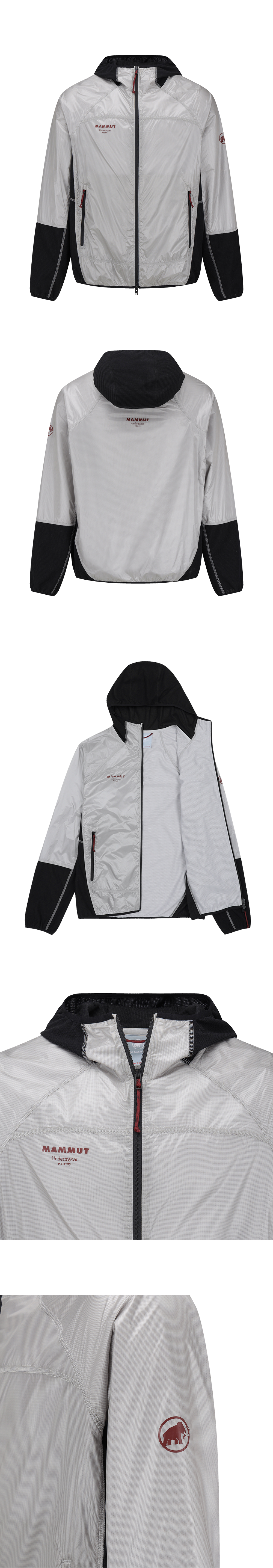 MAMMUT × UNDERMYCAR HYBRID JACKET - GRAY