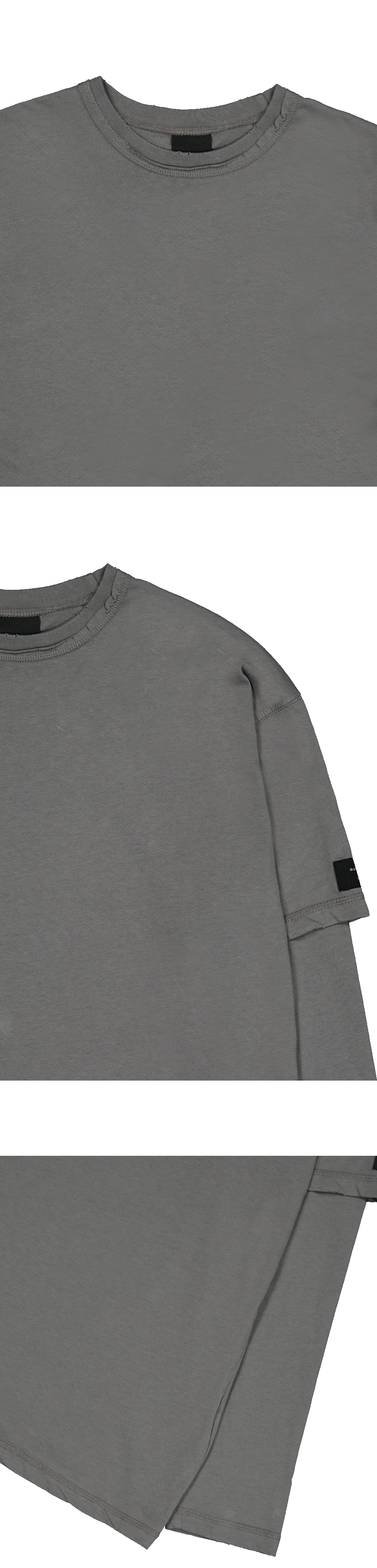 UNDERLAYER LONG SLEEVE T-SHIRTS - DUSTY GRAY