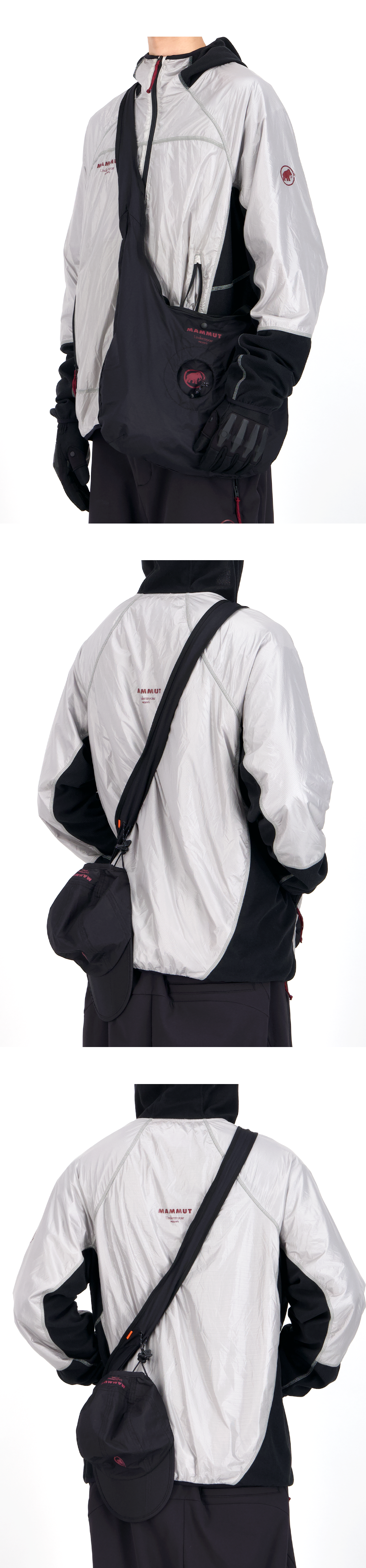 MAMMUT × UNDERMYCAR HYBRID JACKET - GRAY