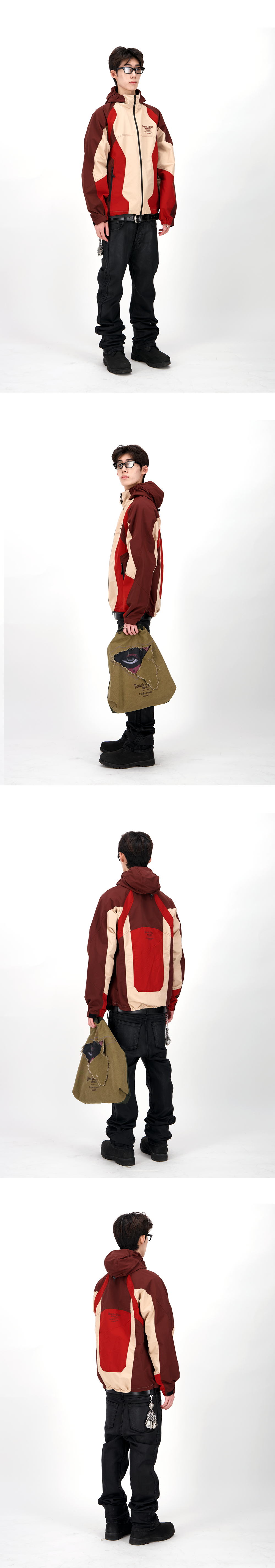 TITAN SILHOUETTE SHELL PARKA - STEAM RED