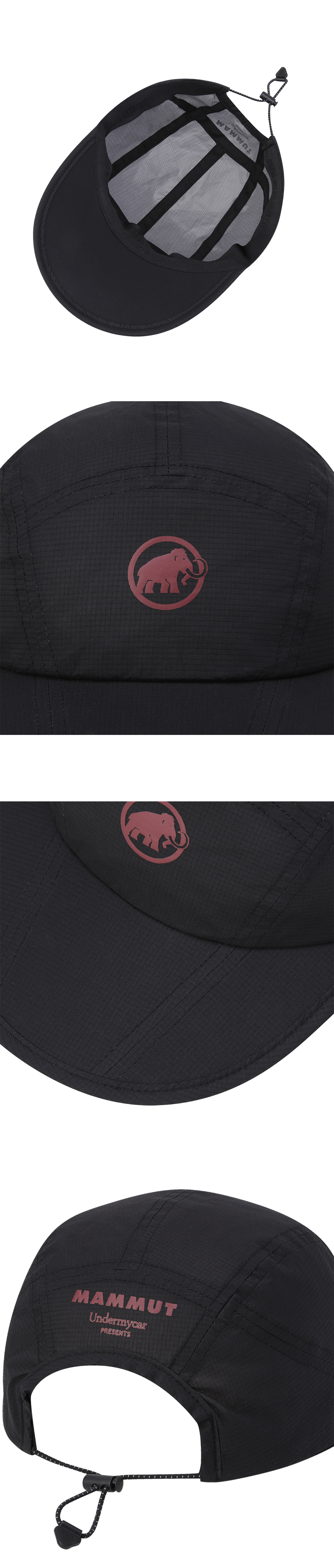 MAMMUT × UNDERMYCAR CAP - BLACK