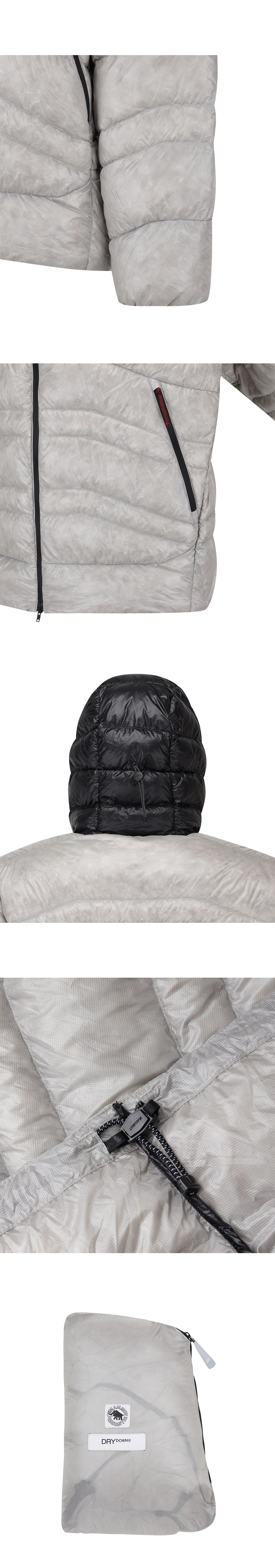 MAMMUT × UNDERMYCAR IN DOWN JACKET - GRAY
