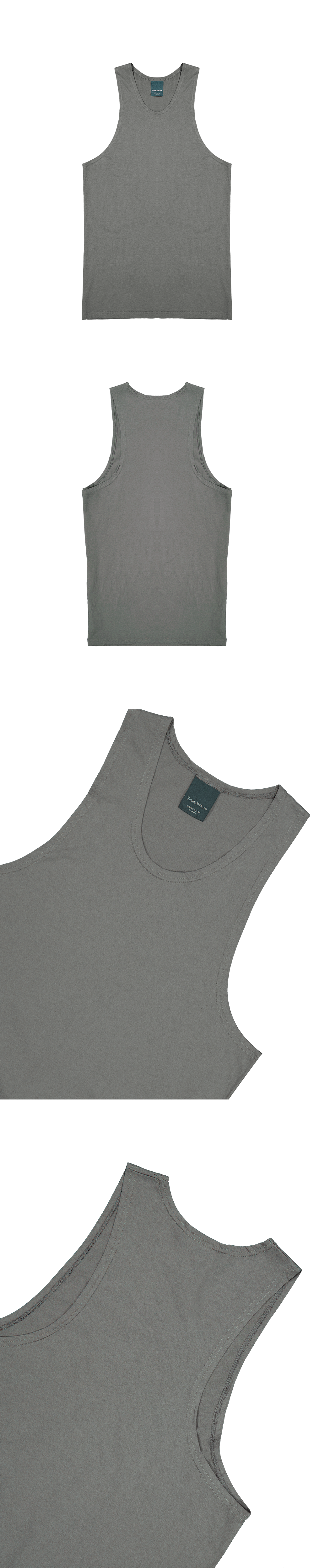 UNDERLAYER SLEEVELESS - ASH GRAY