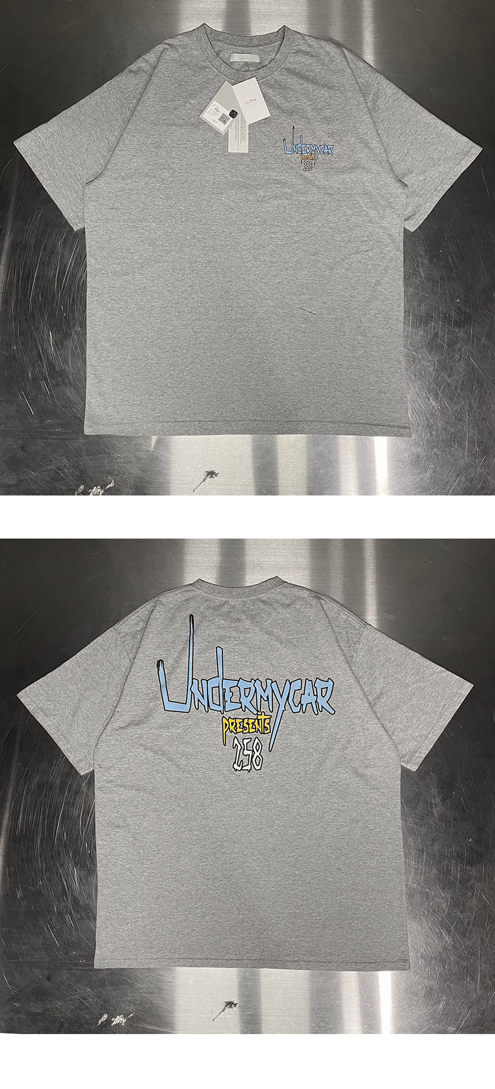 POC-258 POC Basic T-shirts Melange Gray / 258