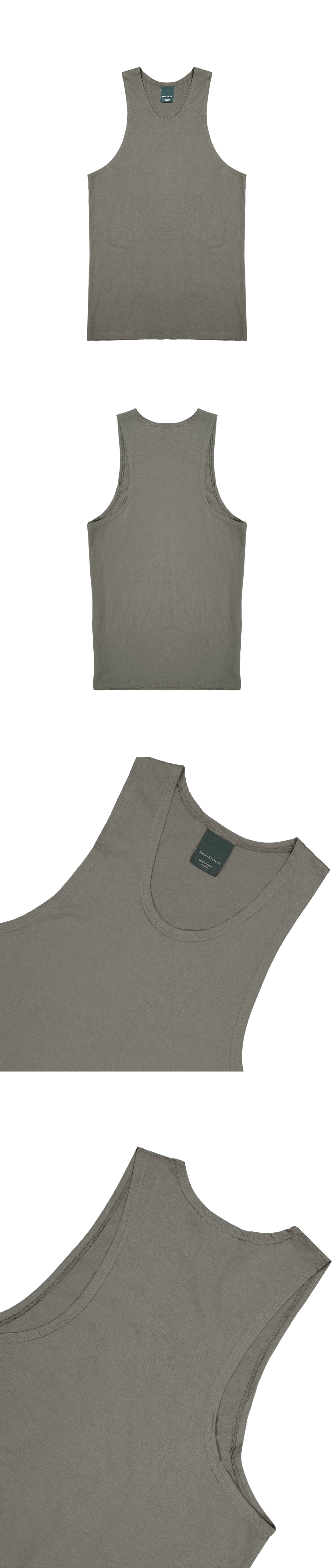 UNDERLAYER SLEEVELESS - ASH GRAY