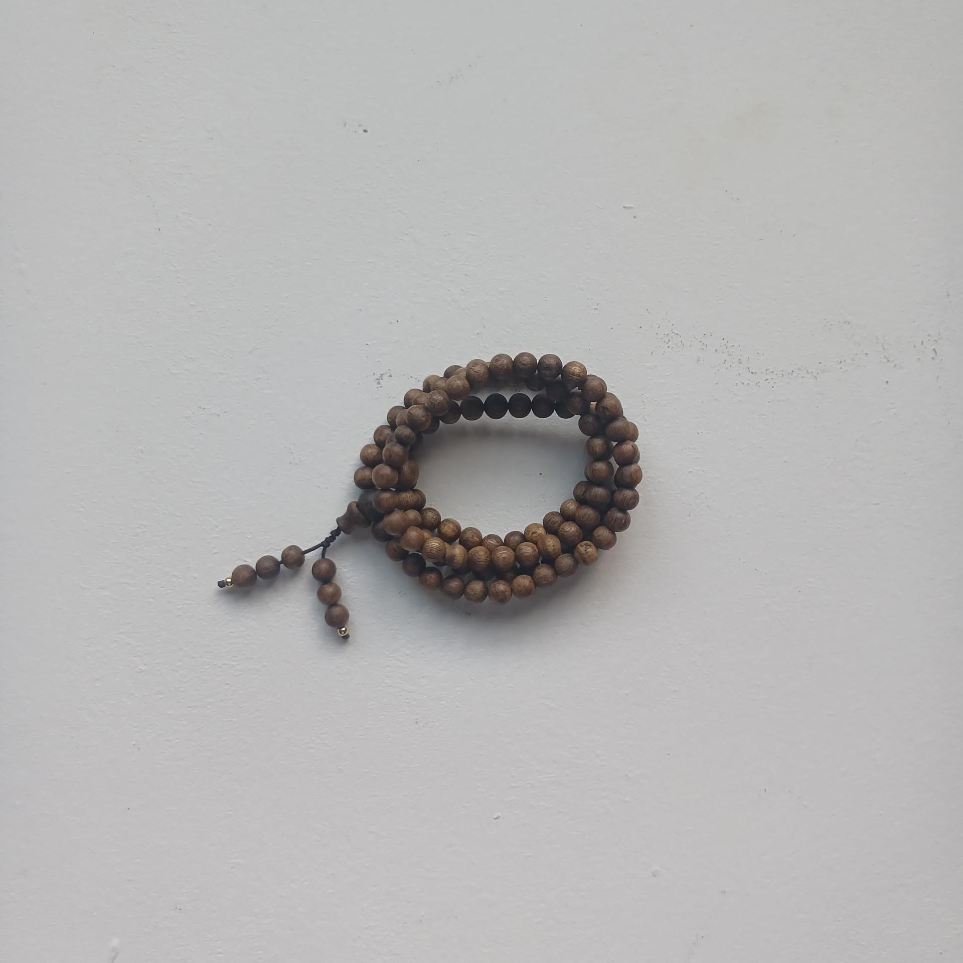 침향 염주 팔찌 (6mm)