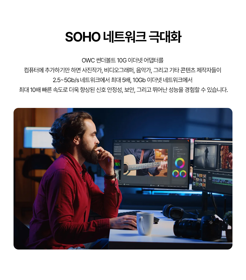 OWC T3-10G 이더넷 어댑터