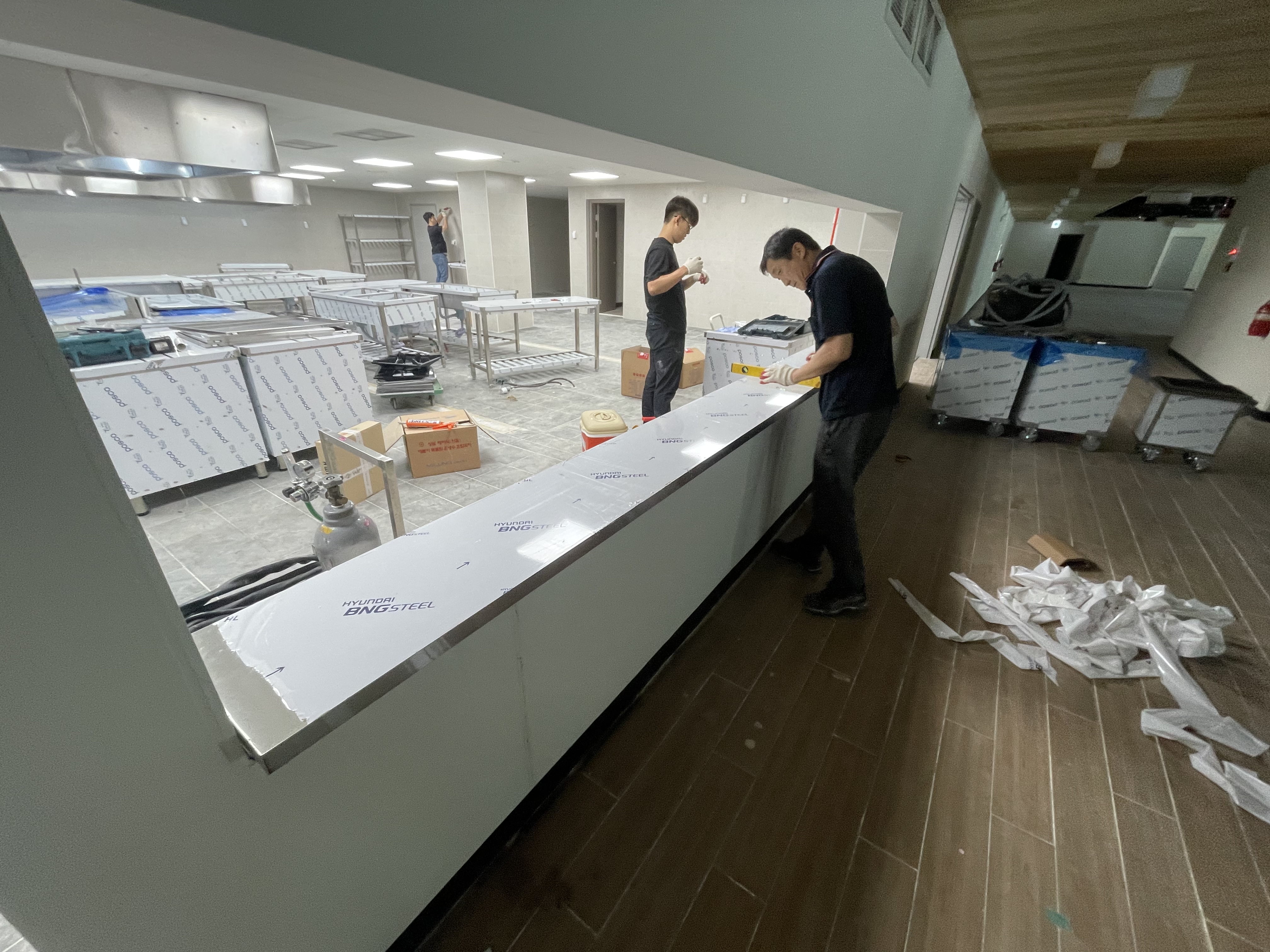 급식실배식라인