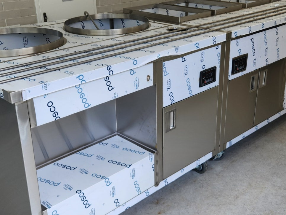 한식뷔페자율배식대