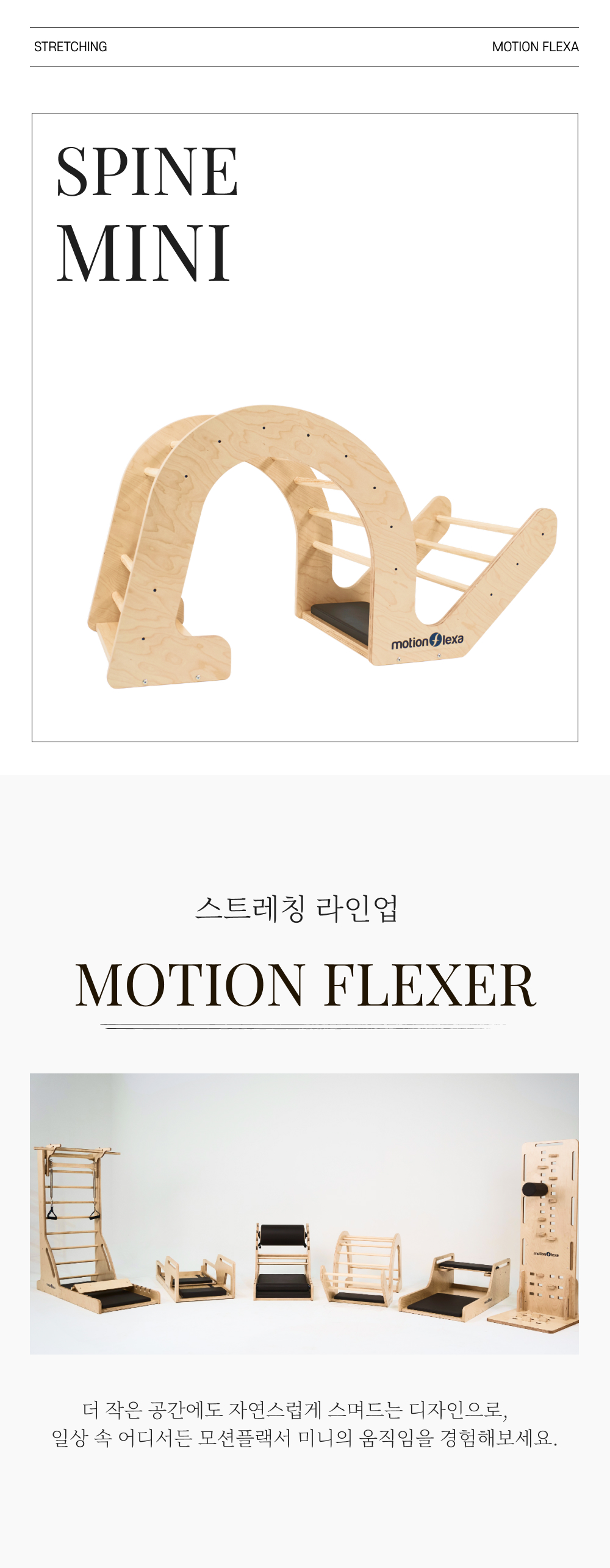 모션케어 필라테스 모션 플렉스 미니 스파인