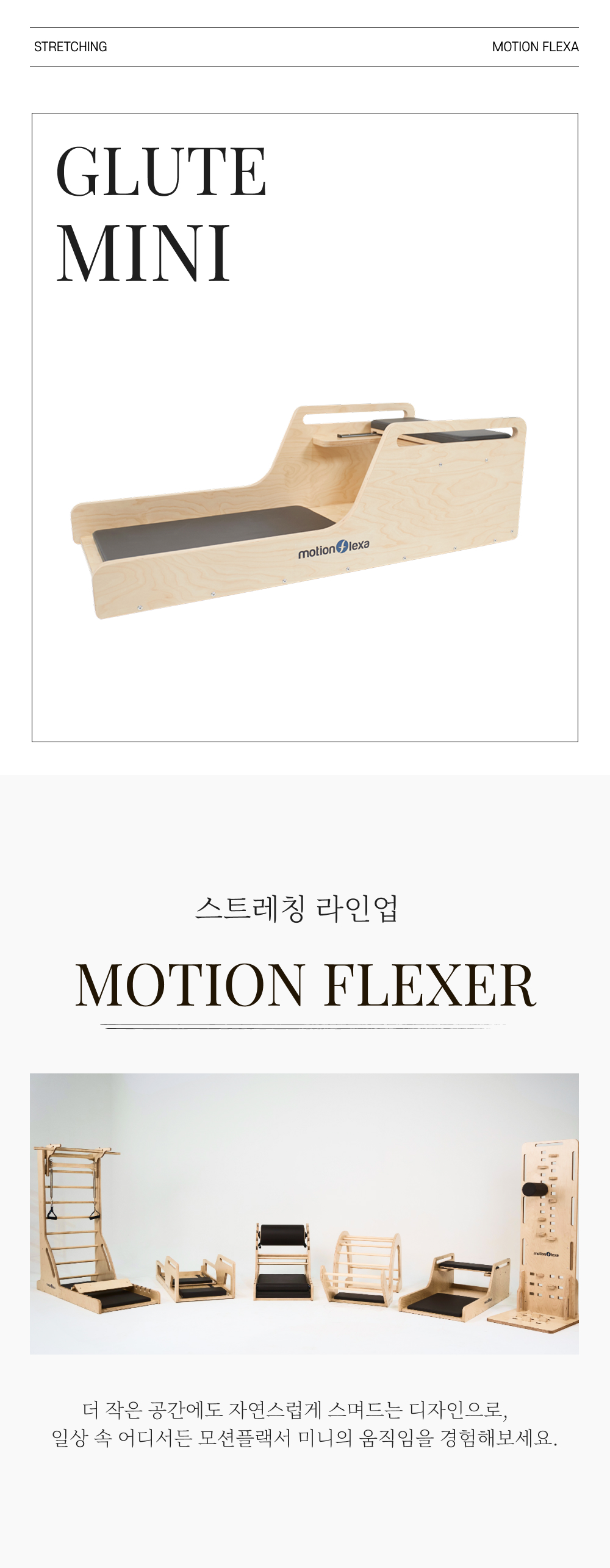 모션케어 필라테스 모션 플렉스 미니 글루트