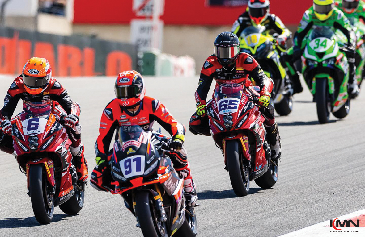 WSBK SPB 클래스 데뷔와 동시에 우승을 차지하며 양산형 플랫폼의 저력을 입증한 스즈키 GSX-8R