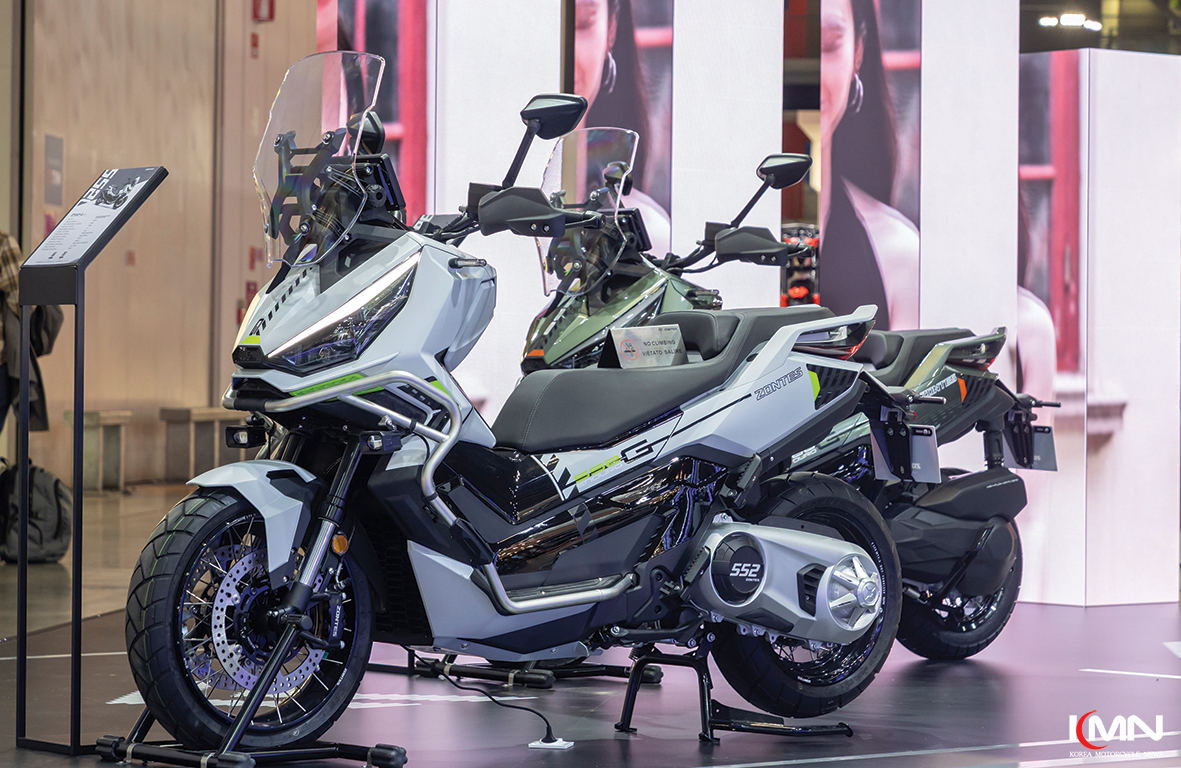EICMA 2025 현장에서 공개된 QJ모터의 신형 라인업