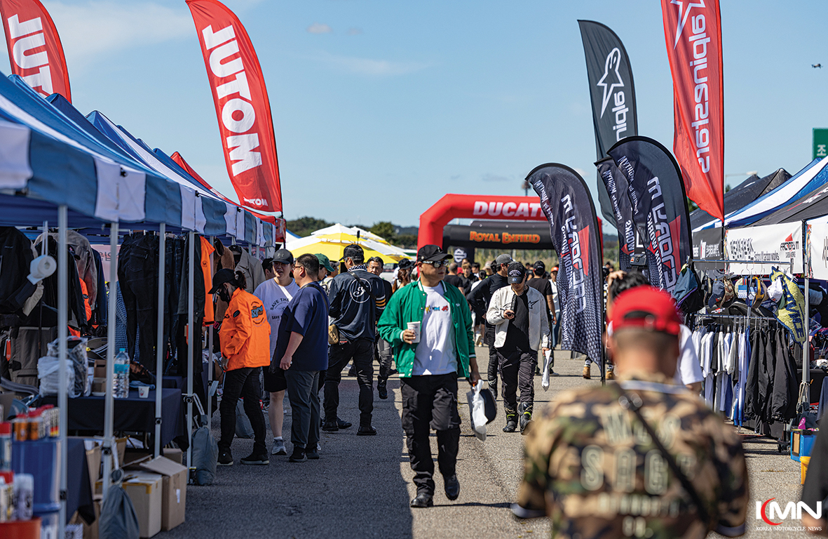 기흥그룹이 주최한 국내 최대 규모의 모터사이클 페스티벌 '2025 K-MOTO FESTA' 현장 전경