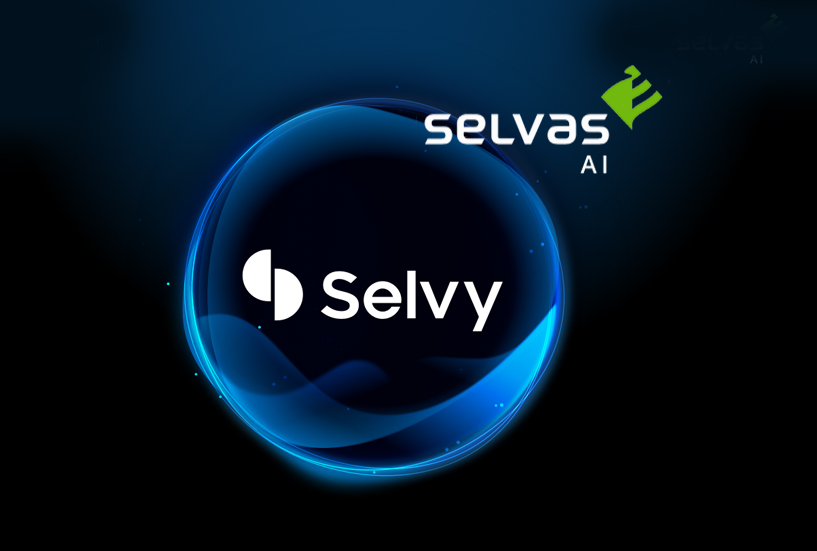 셀바스 AI 통합 인공지능 브랜드 셀비(Selvy) 로고 이미지