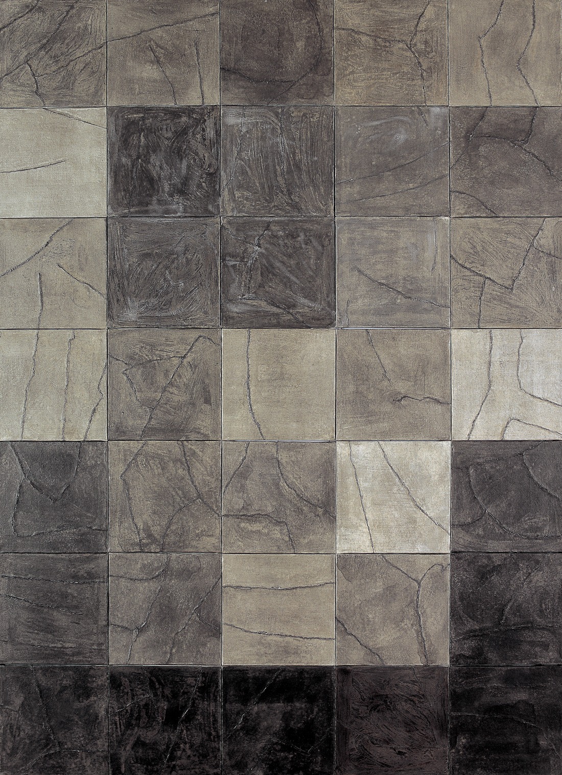 인연 - 2. 90×126cm. 장지 흑연 먹. 2005년 (과천 현대미술관 소장-미술은행)