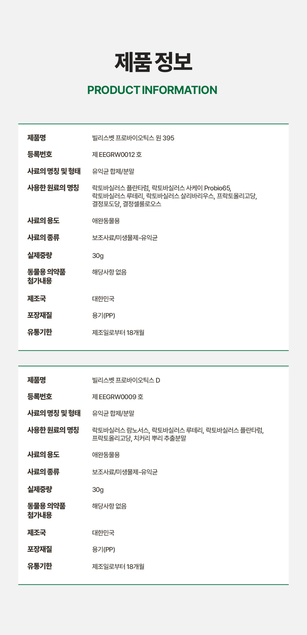 면역력 향상부터 다이어트까지set (프로바이오틱스원395+프로바이오틱스D)