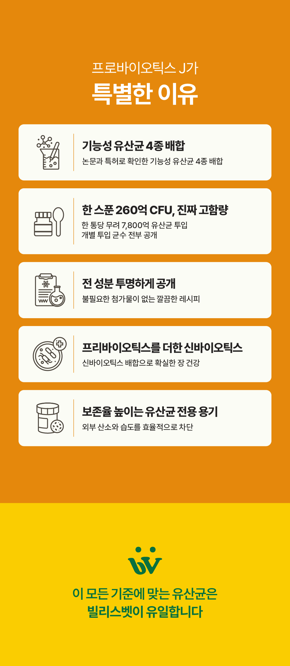 [근육,뼈건강&장건강] 프로바이오틱스 J