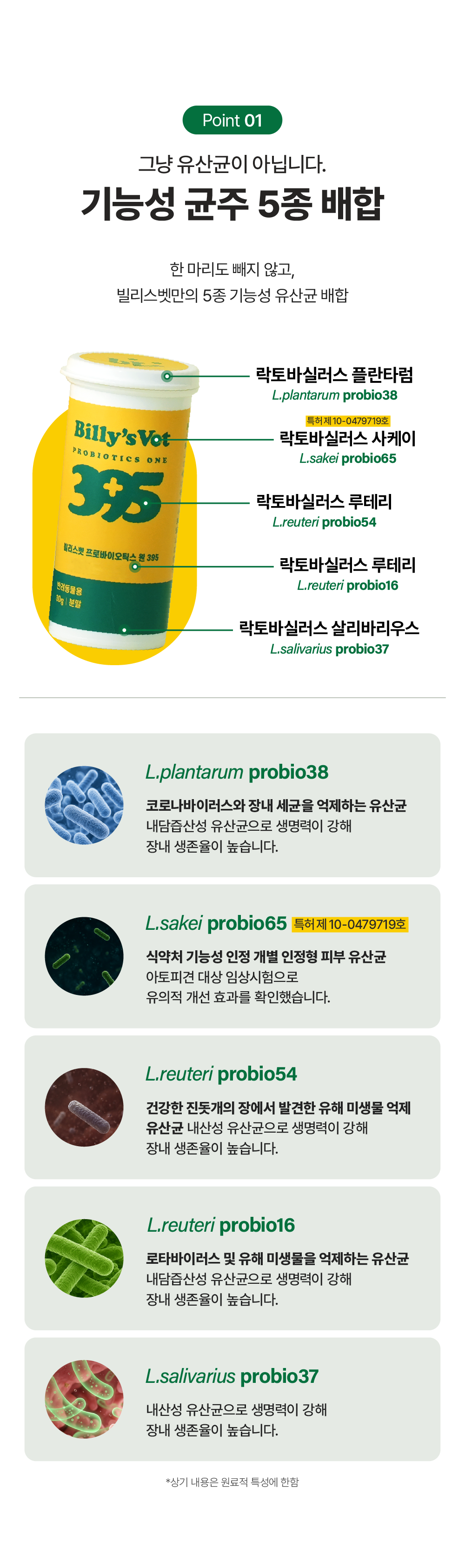 [면역력&장 건강] 프로바이오틱스 원 395 30g