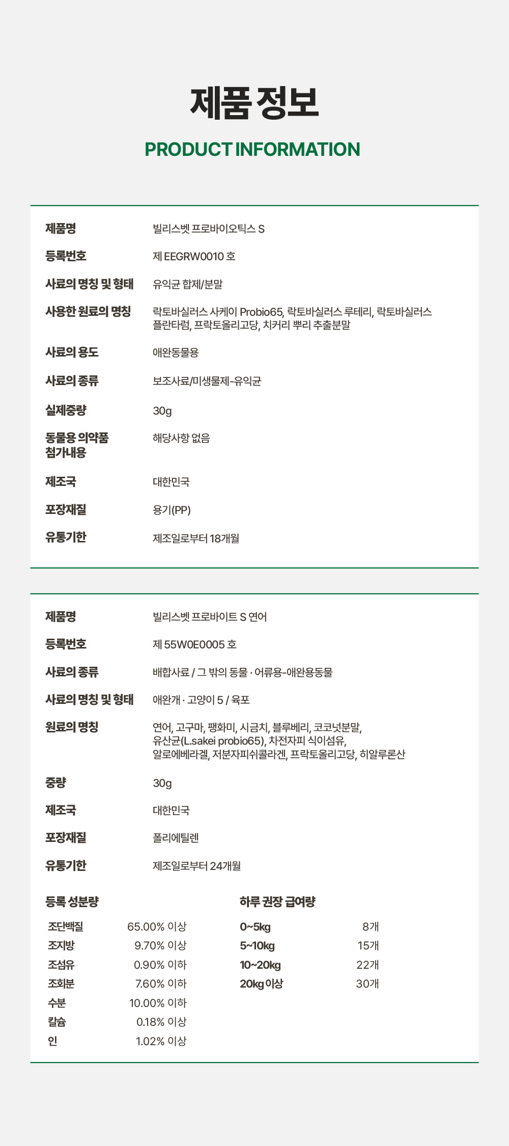 피부&알러지 걱정 그만set (프로바이오틱스S+프로바이트S)