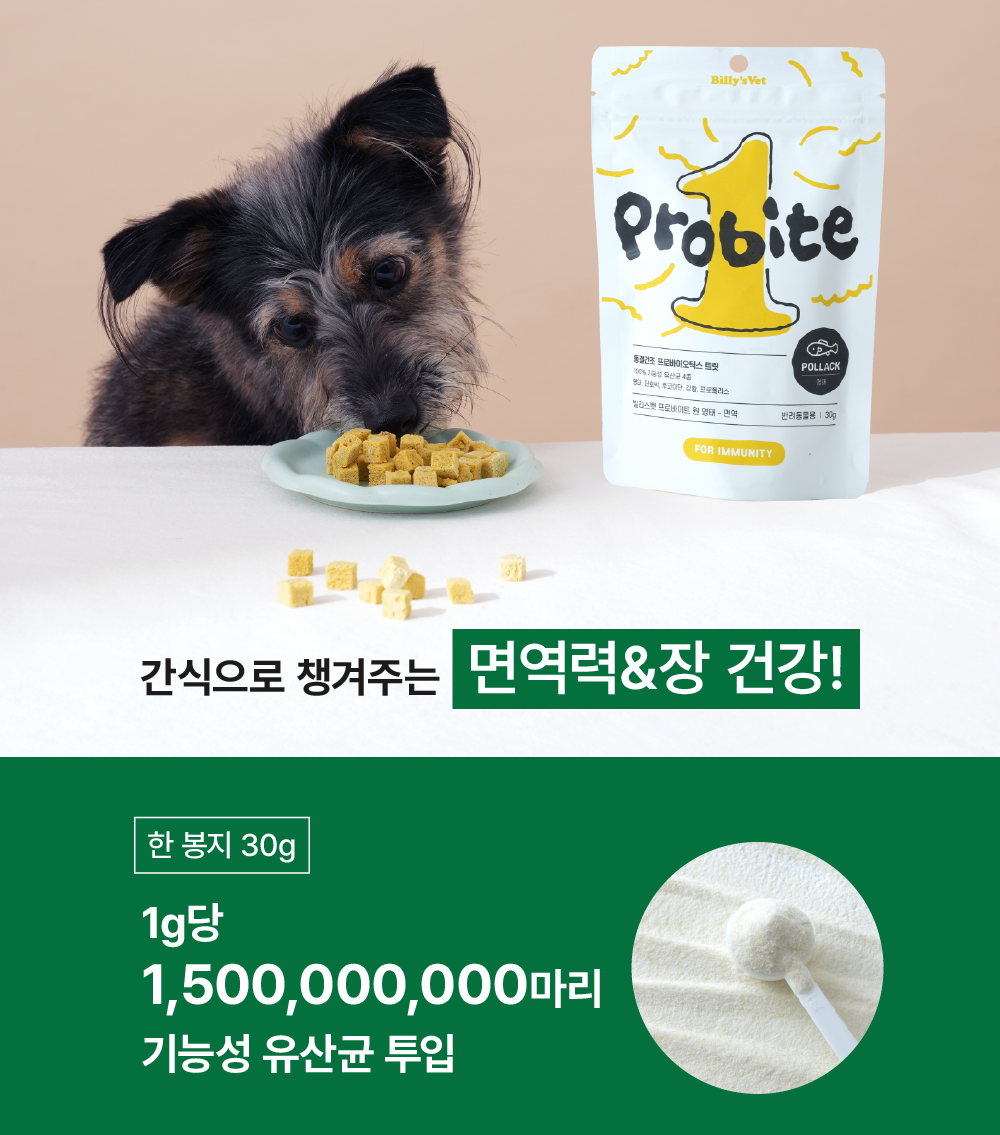 면역강화 프로바이트원 명태 3g 소포장