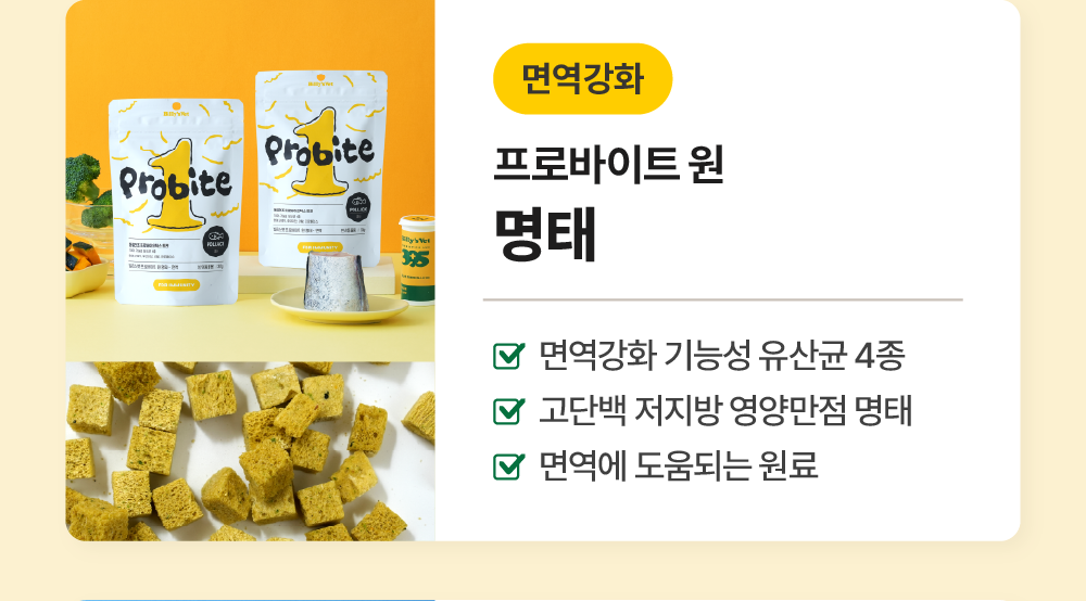 동결건조 5개 골라담기 (프로바이트 6종, 포스티크런치 3종)