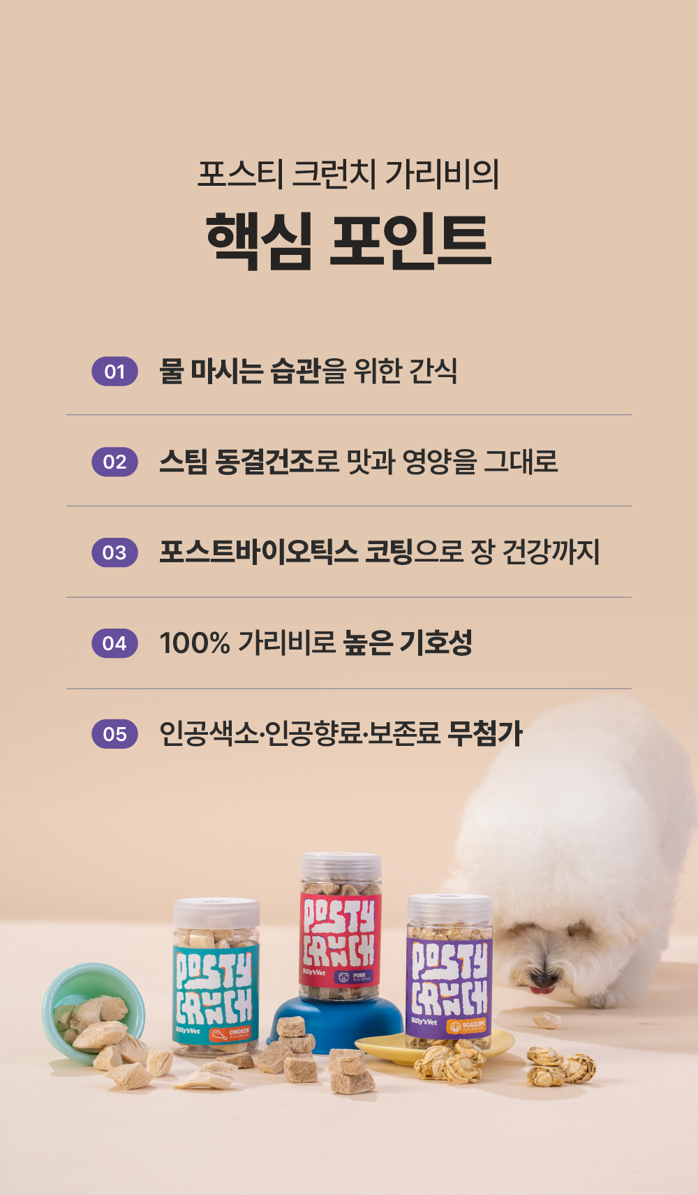 포스티 크런치 가리비