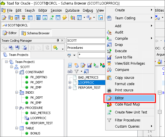 [Toad for Oracle] 팀 코딩 오브젝트 수정(Check-Out, Check-In) : 토드 활용 TIP | 토드 ...