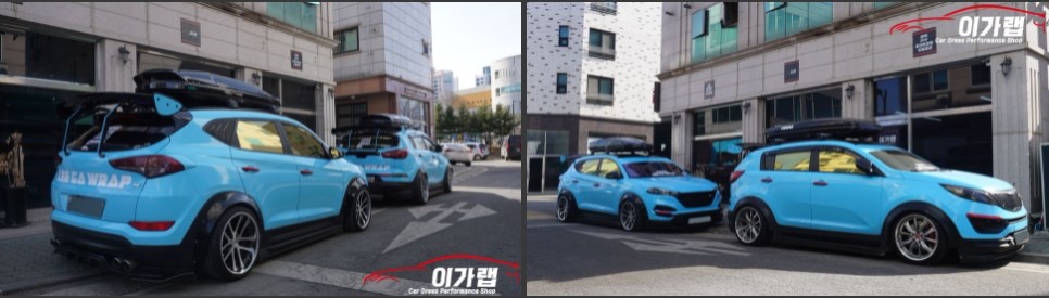 김포 양촌읍 / 랩핑 / 현대 / 투싼