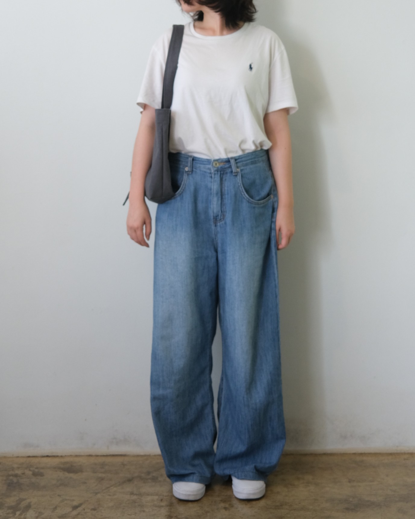 ribbon bag - gray